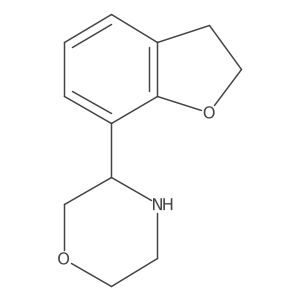 3-(2,3-Dihydro-1-benzofuran-7-yl)morpholine Structure