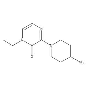 3-(4-Aminopiperidin-1-yl)-1-ethyl-1,2-dihydropyrazin-2-one Structure