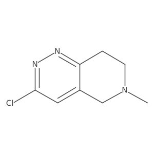 3-chloro-6-methyl-5H,6H,7H,8H-pyrido[4,3-c]pyridazine Structure
