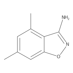 4,6-Dimethylbenzo[d]isoxazol-3-amine Structure