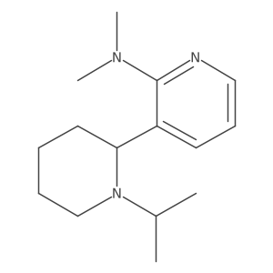 3-(1-Isopropylpiperidin-2-yl)-N,N-dimethylpyridin-2-amine结构式
