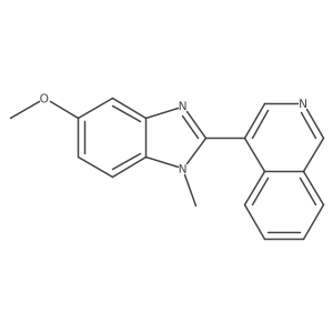 4-(5-Methoxy-1-methylbenzimidazol-2-yl)isoquinoline Structure