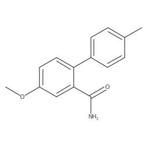 4-Methoxy-4'-methyl-[1,1'-biphenyl]-2-carboxamide结构式