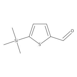 5-(Trimethylsilyl)thiophene-2-carbaldehyde结构式