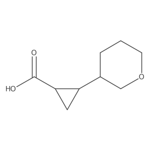 2-(Oxan-3-yl)cyclopropane-1-carboxylic acid结构式