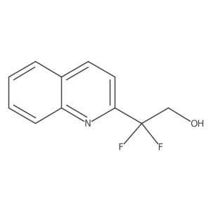2-Quinolineethanol, beta,beta-difluoro-结构式