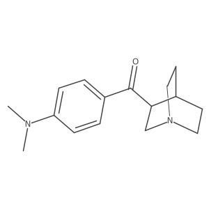 1-Azabicyclo[2.2.2]oct-3-yl[4-(dimethylamino)phenyl]methanone Structure
