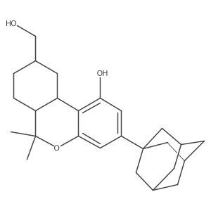(6aR,9R,10aR)-6a,7,8,9,10,10a-Hexahydro-1-hydroxy-6,6-dimethyl-3-tricyclo(3.3.1.13,7)dec-1-yl-6H-dibenzo(b,d)pyran-9-methanol Structure