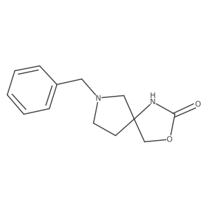 7-Benzyl-3-oxa-1,7-diazaspiro[4.4]nonan-2-one Structure