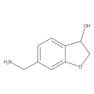 6-(Aminomethyl)-2,3-dihydrobenzofuran-3-ol Structure