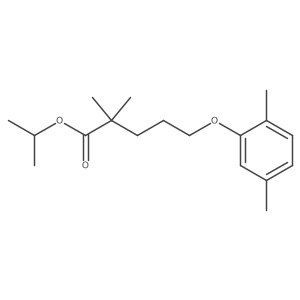 Gemfibrozil Isopropyl Ester Structure