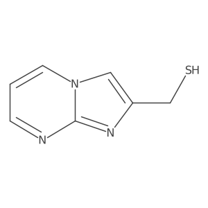 {Imidazo[1,2-a]pyrimidin-2-yl}methanethiol结构式