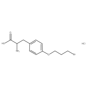O-(3-Bromopropyl)-L-tyrosine HCl Structure