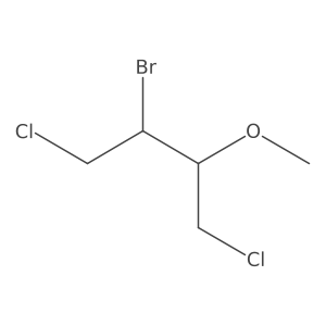 2-Bromo-1,4-dichloro-3-methoxybutane结构式