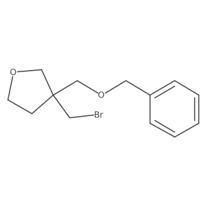 3-[(Benzyloxy)methyl]-3-(bromomethyl)oxolane Structure