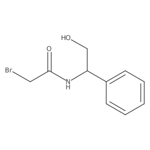 2-Bromo-N-[(1R)-2-hydroxy-1-phenylethyl]acetamide结构式