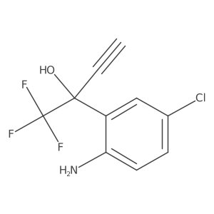 2-(2-Amino-5-chlorophenyl)-1,1,1-trifluoro-3-butyn-2-ol Structure