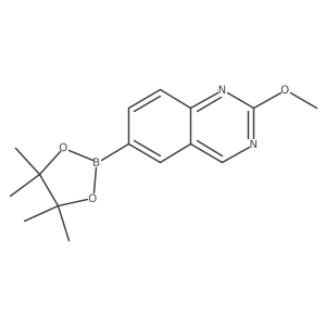 2-Methoxy-6-(4,4,5,5-tetramethyl-1,3,2-dioxaborolan-2-yl)quinazoline Structure