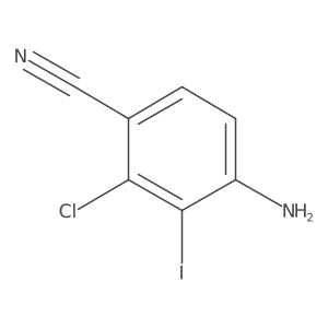 4-Amino-2-chloro-3-iodobenzonitrile Structure