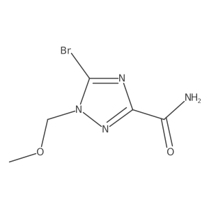 5-Bromo-1-(methoxymethyl)-1H-1,2,4-triazole-3-carboxamide Structure