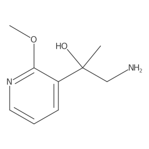1-Amino-2-(2-methoxypyridin-3-yl)propan-2-ol Structure
