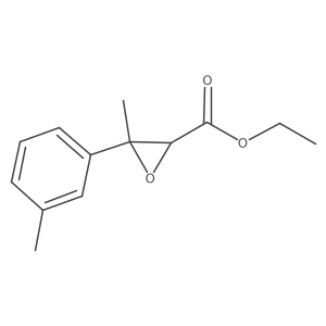 Ethyl 3-methyl-3-(3-methylphenyl)oxirane-2-carboxylate Structure