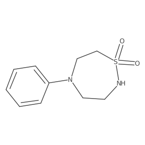5-Phenyl-1,2,5-thiadiazepane 1,1-dioxide结构式