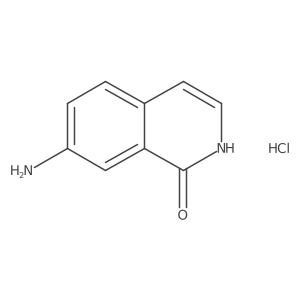 7-Amino-1,2-dihydroisoquinolin-1-one hydrochloride Structure