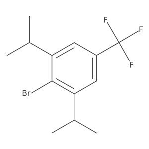2-Bromo-1,3-diisopropyl-5-(trifluoromethyl)benzene Structure