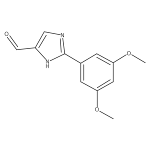 2-(3,5-Dimethoxyphenyl)-1H-imidazole-5-carbaldehyde Structure