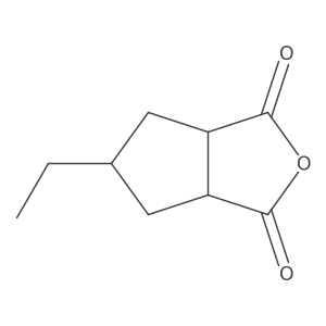 5-Ethyl-hexahydro-1h-cyclopenta[c]furan-1,3-dione结构式