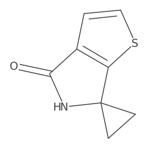Spiro[cyclopropane-1,6'-thieno[2,3-c]pyrrol]-4'(5'H)-one结构式