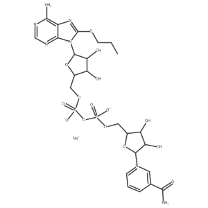8-propylthio NAD+ (sodium salt) Structure