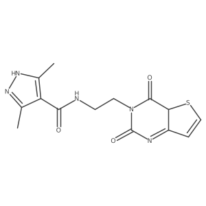 N-[2-(2,4-dioxo-4aH-thieno[3,2-d]pyrimidin-3-yl)ethyl]-3,5-dimethyl-1H-pyrazole-4-carboxamide Structure