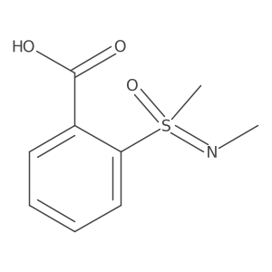 2-[Methyl(methylimino)oxo-lambda6-sulfanyl]benzoic acid Structure