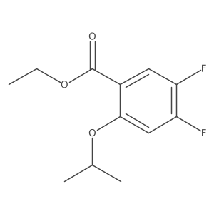 Ethyl 4,5-difluoro-2-isopropoxybenzoate结构式
