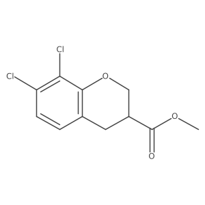 Methyl 7,8-dichlorochromane-3-carboxylate Structure