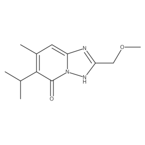 2-(Methoxymethyl)-7-methyl-6-(propan-2-yl)-[1,2,4]triazolo[1,5-a]pyridin-5-ol Structure