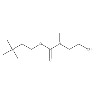 2-(Trimethylsilyl)ethyl (2-hydroxyethyl)(methyl)carbamate结构式