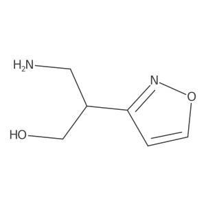 3-Amino-2-(1,2-oxazol-3-yl)propan-1-ol结构式