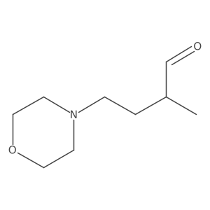 2-Methyl-4-(morpholin-4-yl)butanal结构式