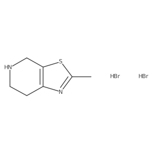 2-Methyl-4,5,6,7-tetrahydrothiazolo[5,4-c]pyridine dihydrobromide结构式