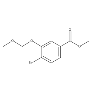 Methyl 4-bromo-3-(methoxymethoxy)benzoate结构式