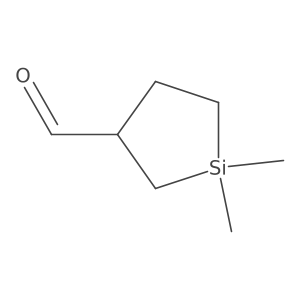 1,1-Dimethylsilolane-3-carbaldehyde结构式