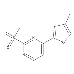 4-(4-Methyl-2-furanyl)-2-(methylsulfonyl)pyrimidine结构式