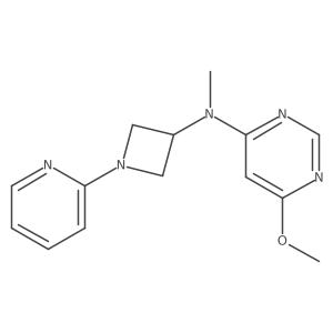 6-methoxy-N-methyl-N-[1-(pyridin-2-yl)azetidin-3-yl]pyrimidin-4-amine Structure