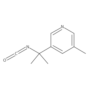 3-(2-Isocyanatopropan-2-yl)-5-methylpyridine Structure