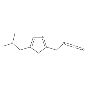 {[2-(Isocyanatomethyl)-1,3-thiazol-5-yl]methyl}dimethylamine结构式