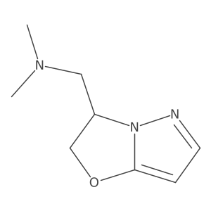 2,3-Dihydro-N,N-dimethylpyrazolo[5,1-b]oxazole-3-methanamine Structure