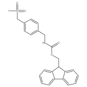 (9H-fluoren-9-yl)methyl N-({4-[(fluorosulfonyl)methyl]phenyl}methyl)carbamate结构式